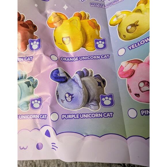 Aphmau MeeMeows PURPLE UNICORN CAT 6” Unicorns Limited Edition Mystery Plush - Picture 6 of 9